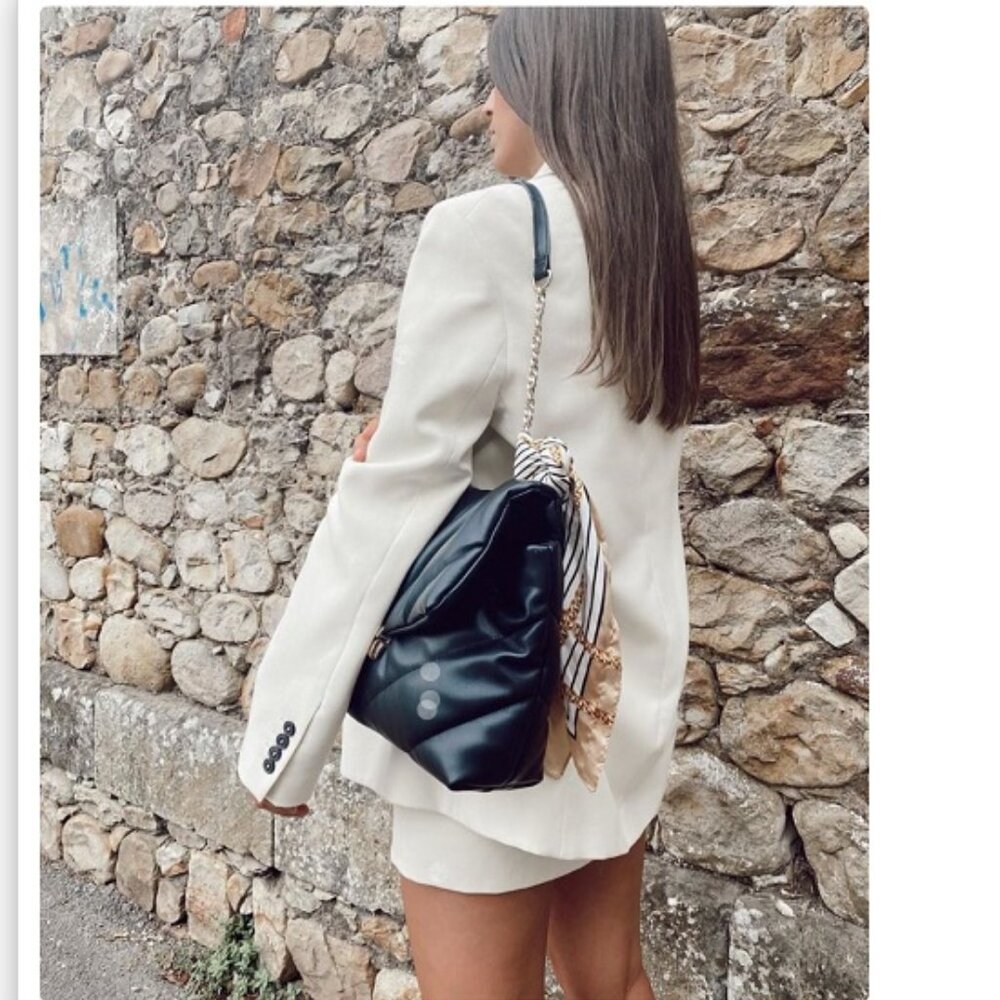 ZARA Quilted Maxi Crossbody Bag - Picture 5 of 14